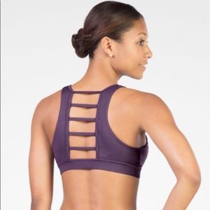 Brand New W/ tags Purple  Strappy Sports Bra !